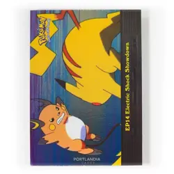 Topps - Pokemon - Electric Shock Showdown Foil - EP14 - Series 2 Card - Image 1