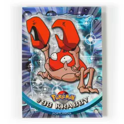 Topps - Pokemon - Krabby - Non Holo - #98 - Series 2 Card - Image 1