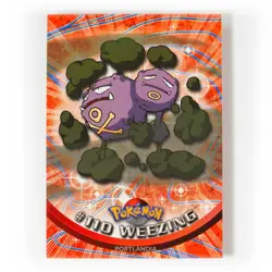 Topps - Pokemon - Weezing - Non Holo - #110 - Series 2 Card - Image 1