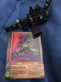 Bakugan Battle Gear Boomix 80G Gundalian Invaders W/ Ability Card - Image 3
