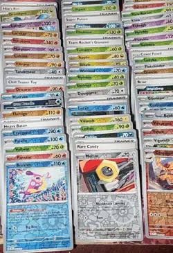 100 Reverse holo Pokemon cards random sets end of 2024 mostly 2025 - Image 2