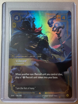 Riftbound Viktor Leader Champion English card 246/298 - Image 1