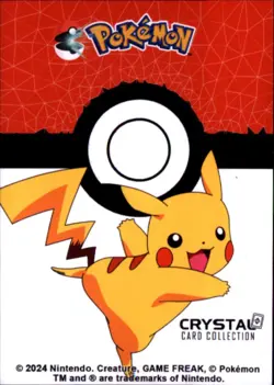 Pokemon Crystal Card Collection Set #145 Zapdos Sparkle Holo Foil Chase - Image 2