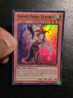 Yu-Gi-Oh! SUPER RARE CARD GHOST FAIRY ELFOBIA LTGY-EN085 1ST NM/VLP - Image 3