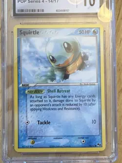 Squirtle 2006 POP Series 4 Graded Gem Mint 10 Pokemon Card - Image 3