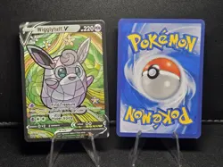 Wigglytuff & Jigglypuff CUSTOM Stained Glass Holo Cards -Display Only Textured - Image 4