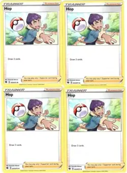 4x PLAYSET Hop 053/073 - Champion's Path - x4 Supporter Card Pokemon Trainer - Image 1