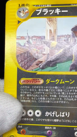 (HP) Umbreon 025/P McDonalds Promo 2002 E-Series Japanese Pokemon Card - Image 2