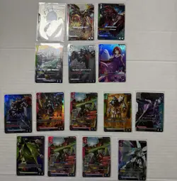 15 Card Gundam Dual Impact LR+ R+ C+ LR Lot See Pictures - Image 1