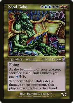 Nicol Bolas Time Spiral - Timeshifted HEAVILY PLD Special CARD ABUGames - Image 1