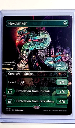 2023 MTG Magic the Gathering Secret Lair Drop Borderless #1222 Hexdrinker Mythic - Image 1