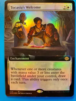 MTG 1x FOIL EXTENDED ART Tocasia's Welcome # 308 The Brothers' War Magic x1 NM - Image 1