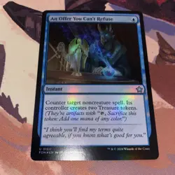 An Offer You Can't Refuse Foil - Foundations - Magic the Gathering MTG - Image 1