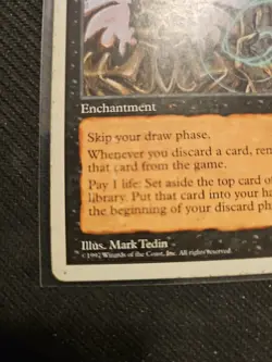 MTG Necropotence Fifth Edition HP - Image 2