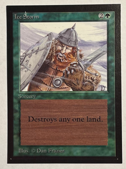 MTG Collectors' Edition CE Ice Storm Unplayed - Mint - Image 1