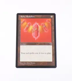 Ruby Medallion Magic The Gathering MTG Tempest Nm - Image 1