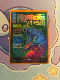 MTG Koma, Cosmos Serpent SLD #1765 RAINBOW FOIL Mythic NM Secret lair monstrous - Image 1
