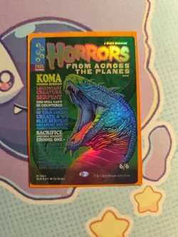 MTG Koma, Cosmos Serpent SLD #1765 RAINBOW FOIL Mythic NM Secret lair monstrous - Image 2