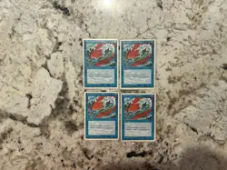 Blue Elemental Blast x4 - Magic the Gathering Blue Elemental Blast Hp/Dinged - Image 1