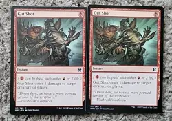 2x 2015 MTG: Gut Shot English - Modern Masters 2015 (MM2) NM-LP Magic - Image 1