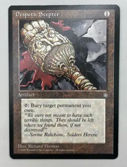 Despotic Scepter x1 MTG Ice Age 1x Magic Excellent Light Play EX LP - Image 1