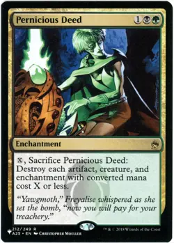 Pernicious Deed - The List Reprints - Mystery Booster 2 - MTG - NM/M - Image 1