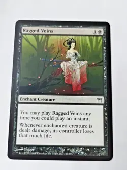 MTG Ragged Veins Champions of Kamigawa 139/306 Regular Common - Uncirculated - Image 1