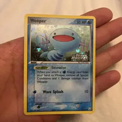Pokemon WOOPER 81/109 HOLO STAMPED | LP+ | EX Team Rocket | 2004 - Image 1