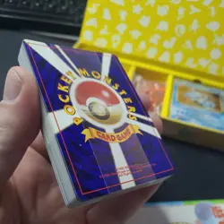 Pokemon Japanese VHS Intro Pack (Opened w/ Sealed Decks) 1999 *NO COIN* - Image 4