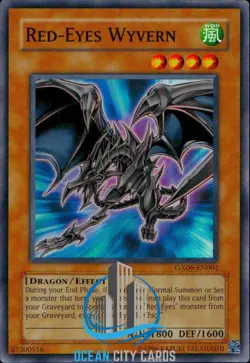 Yugioh Red-Eyes Wyvern Super Rare GX06-EN002 - Image 1