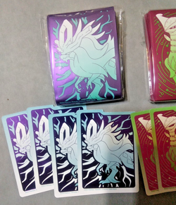 Pokemon Iron Leaves - Temporal Forces ETB Card Sleeves (65ct) & Walking Wake - Image 2