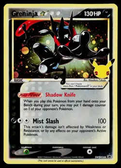 Greninja Star #SWSH144 SWSH: Sword & Shield Promo Cards Near Mint or Better - Image 1