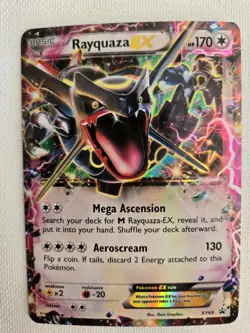 Pokemon Rayquaza EX XY69 TCG XY Promos Shiny Black Star Promo Holo Card - Image 1