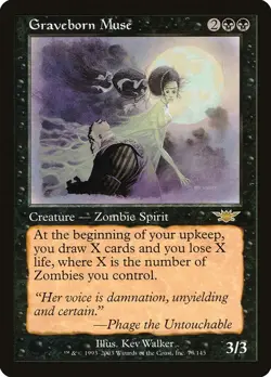 Graveborn Muse Legions Magic The Gathering MTG Card - Image 1
