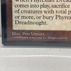 Magic: The Gathering Phyrexian Dreadnought #315 Mirage Trading Card (LP) - Image 3