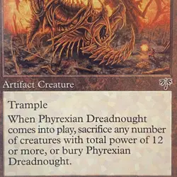 Magic: The Gathering Phyrexian Dreadnought #315 Mirage Trading Card (LP) - Image 5