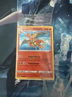 Pokemon Special Delivery Charizard SWSH075 Sword & Shield Promo Card Holo SEALED - Image 1