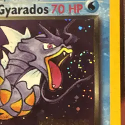 Gyarados 8/82 Holo Team Rocket Vintage Prerelease Promo Pokemon Card WOTC SWIRL - Image 2