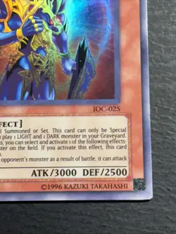 Black Luster Soldier Envoy of the Beginning IOC-025 Unlimited Yu-Gi-Oh Card MP - Image 4