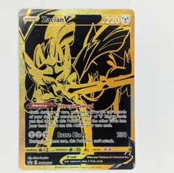 Zacian V SWSH076 Black Star Promo Sealed Pokemon TCG Card - Image 1