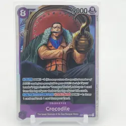 Crocodile OP04-060 SR Kingdoms of Intrigue One Piece TCG Card - Image 1