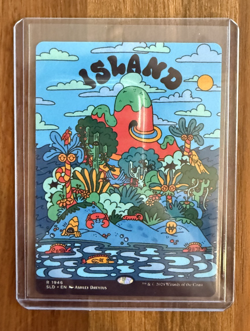 Island (1946) NONFOIL - Flower Power Secret Lair Ashley Dreyfus MTG - IN HAND! - Image 1