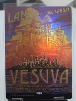 MTG Vesuva FOIL 0022 SLC - Secret Lair Encyclopedia Of Magic - Image 1