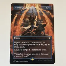 Fierce Guardianship (Borderless) NM - CMM 694 MTG - Image 1