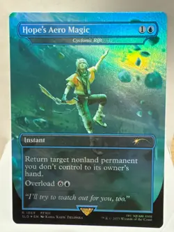 Hope's Aero Magic - Cyclonic Rift (Rainbow Foil) Secret Lair Drop Foil Near Mint - Image 1