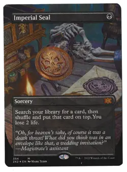 Imperial Seal (Borderless) - [Foil] Double Masters 2022 LP - Image 1