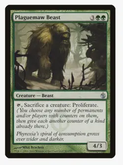 Plaguemaw Beast | MTG MBS | EDH Commander Proliferate Counters | LP - Image 1