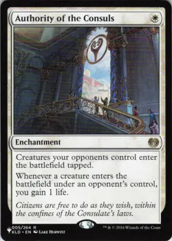 MTG Authority of the Consuls (5) | NM | The List Reprints {LIST} - Image 1
