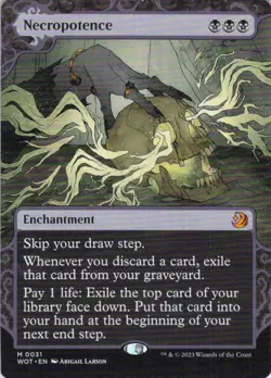 MTG Necropotence (31) | NM | Wilds of Eldraine: Enchanting Tales {WOT} - Image 1