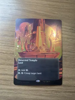 Deserted Temple (Borderless) GALAXY FOIL Edge Of Eternities Stellar Sights 146 - Image 1